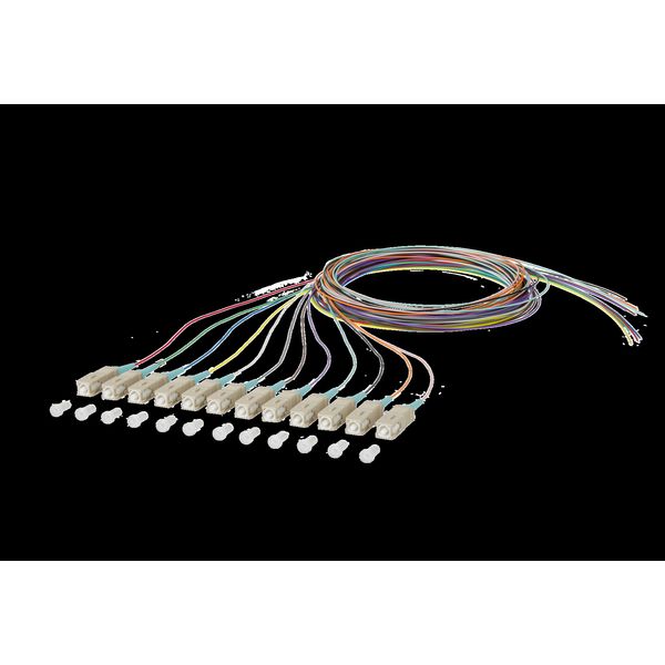 OpDAT pigtail SC-PC, OM3, 12 colors image 1