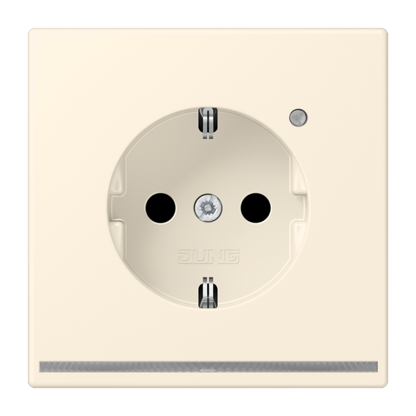 SCHUKO socket with LED pilot light LC432 LC1520-OLNW245 image 1