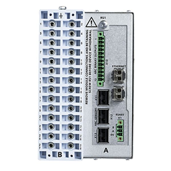 Overcurrent time prot. 7SR51 4 curr. trans., 3 AFD (Arc Flash Detector), 8 BI, 9 BO (incl. 3 HSBO) Standard interface: 1 x image 1