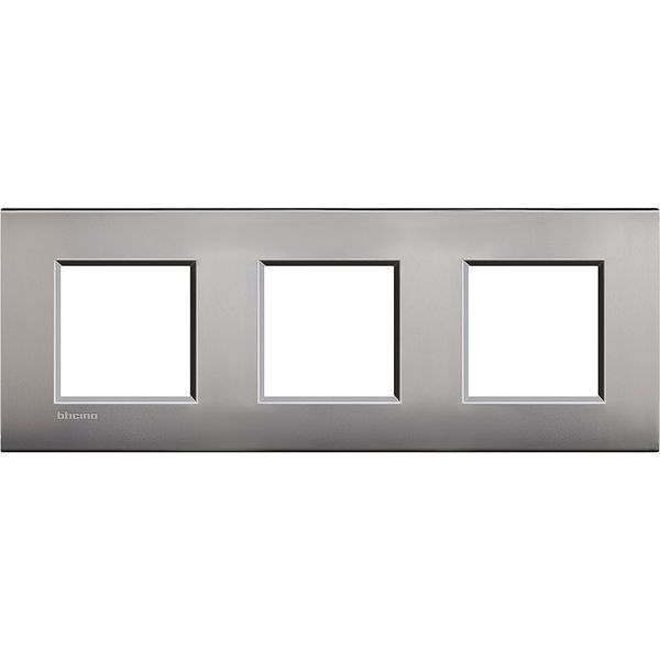 LL - COVER PLATE 2X3P 71MM NICKEL MAT image 2