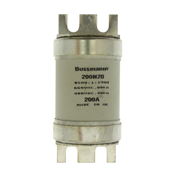 Fuse-link, low voltage, 200 A, AC 660 V, BS88, 49 x 110 mm, gL/gG, BS image 6