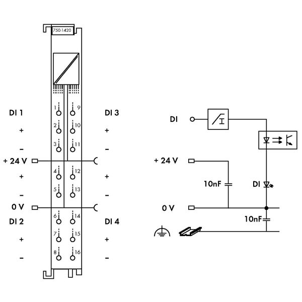 4-channel digital input 24 VDC 3 ms - image 4