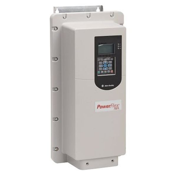 Allen-Bradley 20F11GD022AA0NNNNN PowerFlex 753 AC Drive, with Embedded I/O, Air Cooled, AC Input with DC Terminals, Type 12 / IP54, 22 Amps, 15HP ND, 10HP HD, 480 VAC, 3 PH, Frame 2, Filtered, CM Jumper Removed, DB Transistor, Blank (No HIM) image 1