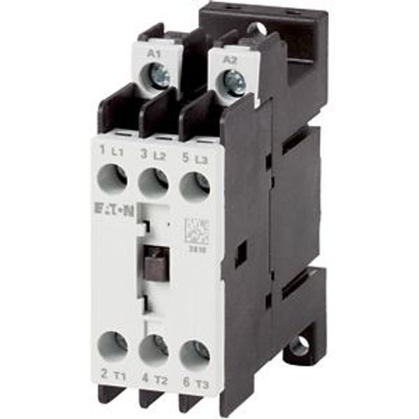 Contactor, 3 pole, 380 V 400 V: 3 kW, 230 V 50 Hz, 240 V 60 Hz, AC operation, Screw terminals image 2
