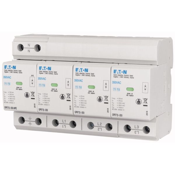 Combined arrester, transient voltage surge suppression T1&T2 image 3