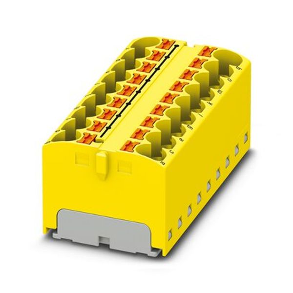 PTFIX 18X4-G YE - Distribution block image 1