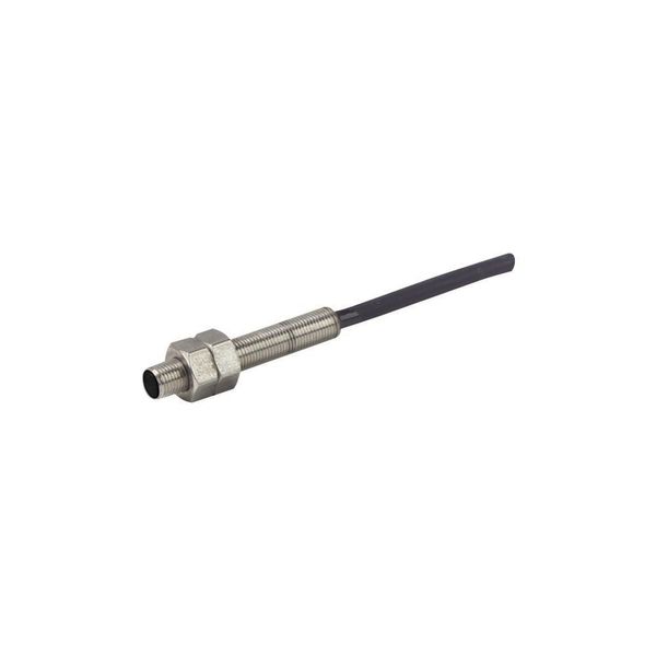 Proximity switch, E57 Miniatur Series, 1 N/O, 3-wire, 10 - 30 V DC, M5 x 1 mm, Sn= 0.8 mm, Flush, NPN, Stainless steel, 2 m connection cable image 4