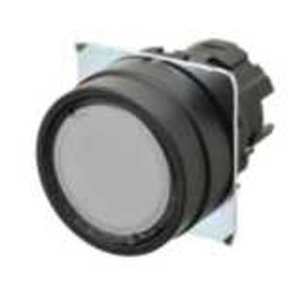 Pushbutton A22NZ Ã˜22, bezel plastic, FLAT, Alternate, CAP COLOR Transp A2270208A image 2