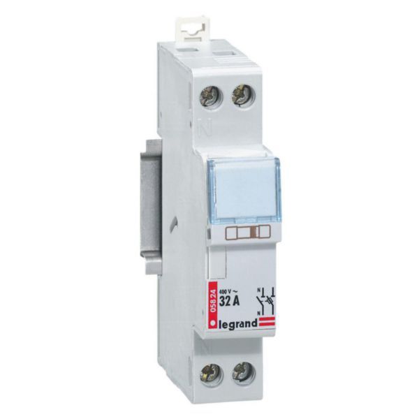 092816 Phase + Neutral circuit breaker - 2A - screw terminals - 1 module image 1