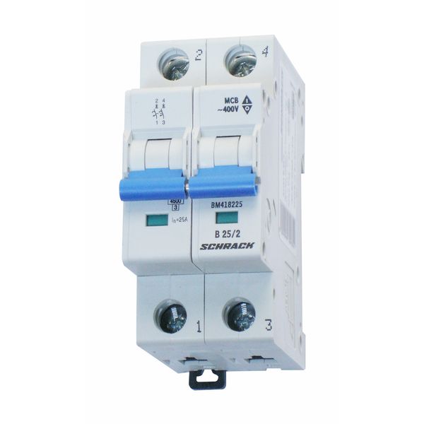 Miniature Circuit Breaker (MCB) B, 16A, 2-pole, 4.5 kA image 1