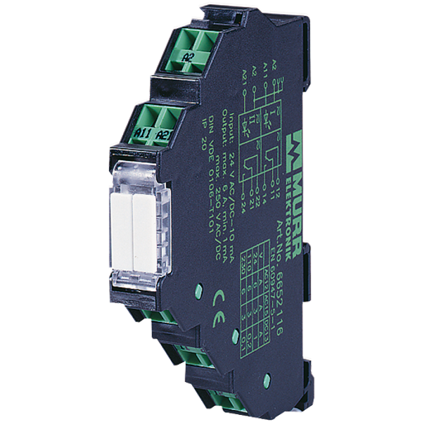 MIRO 12.4 24VDC-2U OUTPUT RELAY IN: 24 VDC - OUT: 250 VAC/DC / 6 A image 1