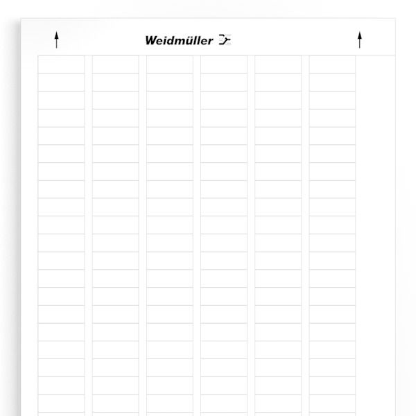 Device marking, Self-adhesive, 26 mm, Polyester, PVC-free, white image 2