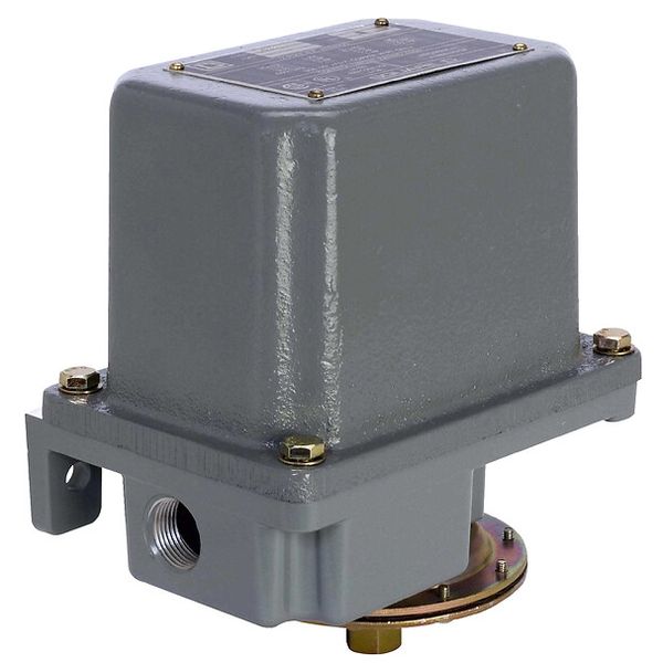 Pressure switch 9012G, adjustable scale, 2 thresholds, 20 to 1000 PSIG image 1