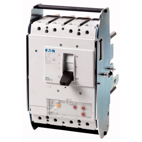 Circuit-breaker 4-pole 400A, system/cable protection+earth-fault prote image 1