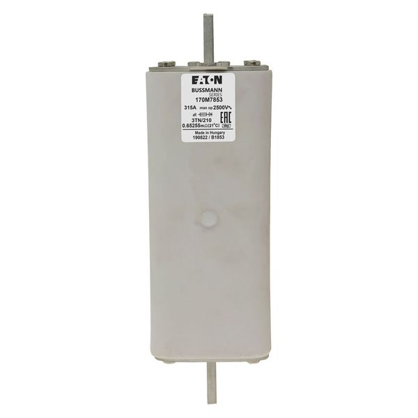 Fuse-link, high speed, 315 A, AC 2500 V, DIN 3, aR, DIN, with indicator image 15