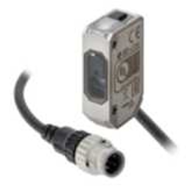 Photoelectric sensor, rectangular housing, stainless steel, infrared l E3AS0005E image 2