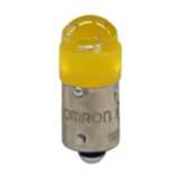 Pushbutton accessory A22NZ, Yellow LED Lamp 12 VAC/DC A2270671M image 1