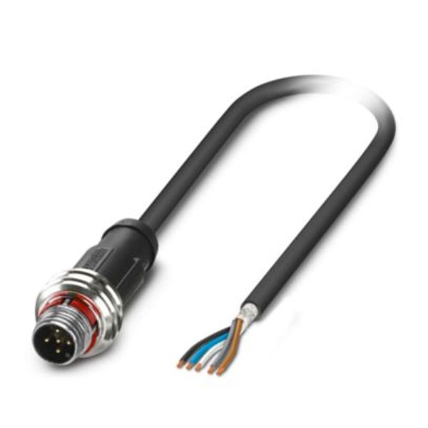 SAC-5P-P12MS/ 3,0-PUR SH - Sensor/actuator cable image 1