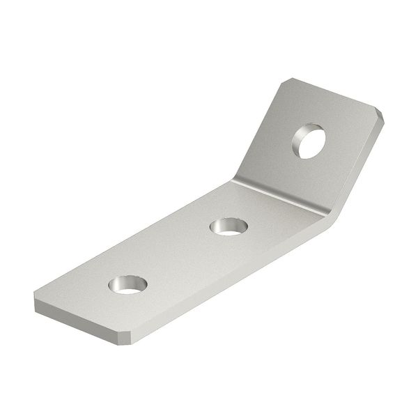 Mounting bracket, 45° with 3 holes A4 image 1