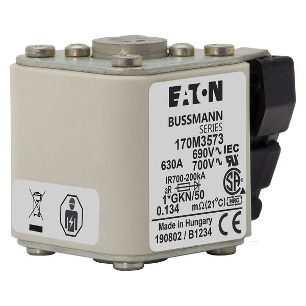 FUSE 630A HS 690V 1*GKN/50 AR UC image 15