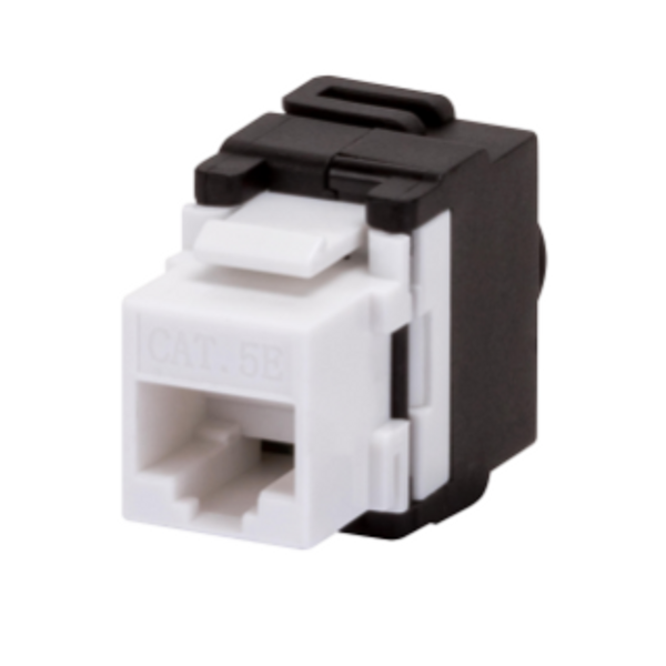 RJ45 SOCKET - UNSHIELDED - 5e CATEGORY - UTP image 1