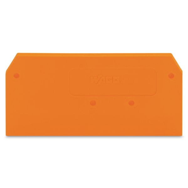 End and intermediate plate 2 mm thick orange image 4