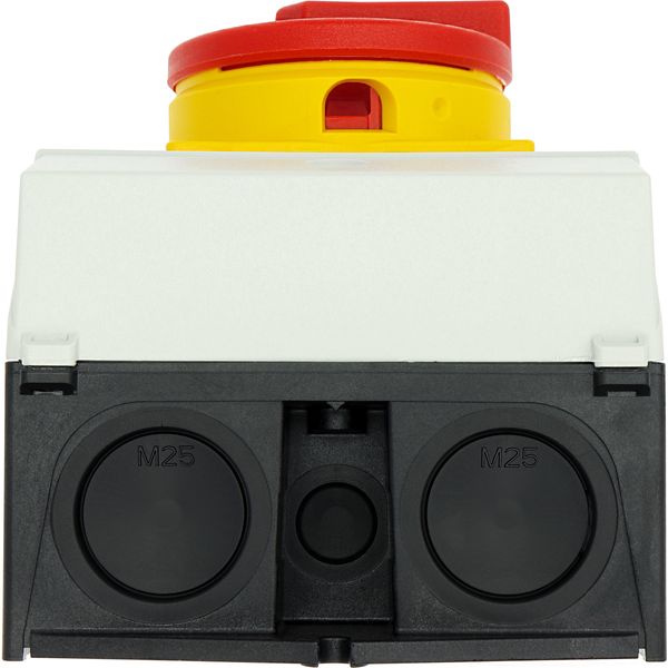 SUVA safety switches, T3, 32 A, surface mounting, 2 N/O, 2 N/C, Emergency switching off function, with warning label „safety switch”, Indicator light image 14