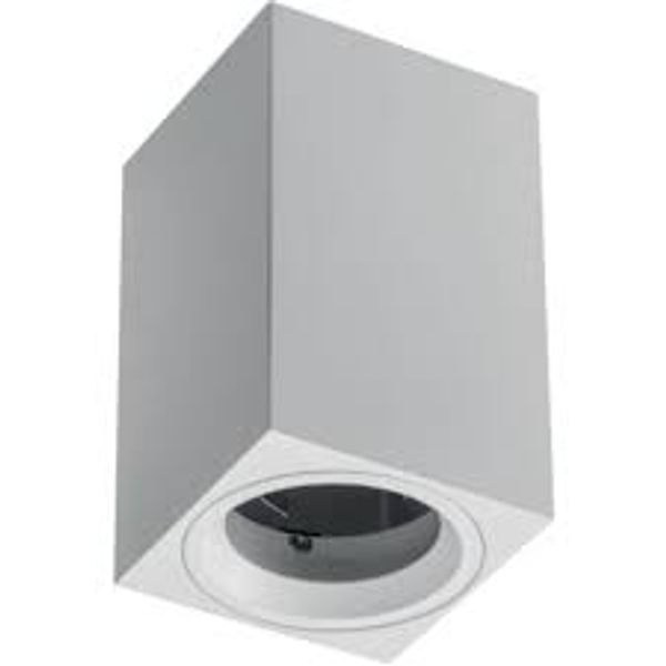 Lamp surface mounted SENSA MINI, aluminium, 70x70x115, IP20, max 50W, square, white housing image 1