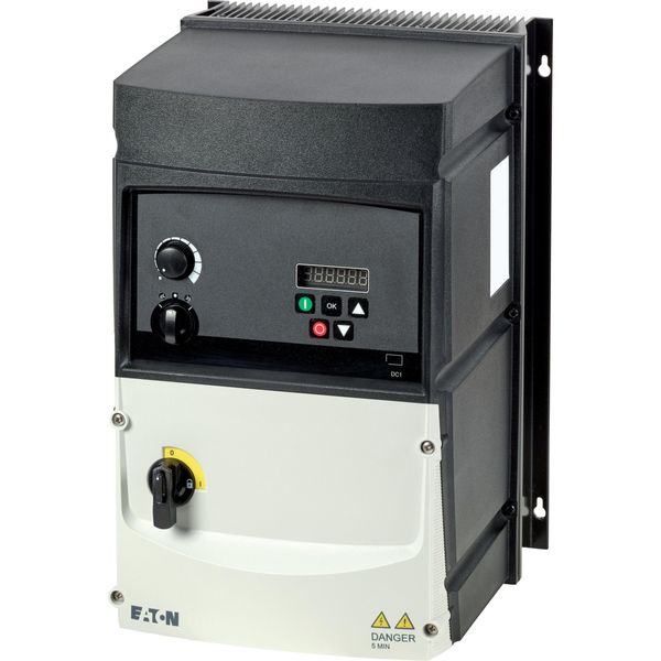 Variable frequency drive, 400 V AC, 3-phase, 39 A, 18.5 kW, IP66/NEMA 4X, Radio interference suppression filter, Brake chopper, 7-digital display asse image 8