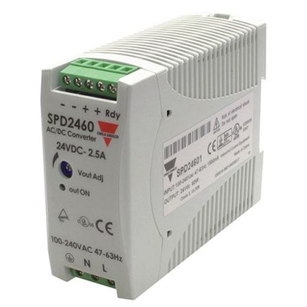 Switch-mode Power Supply 24VDC 2.5A 60W image 1