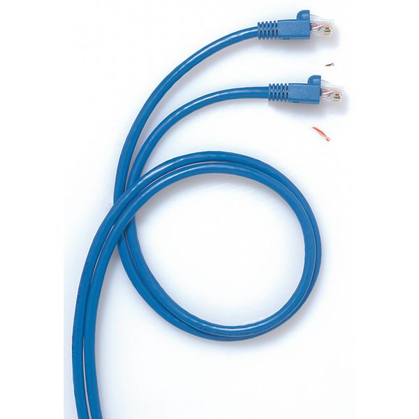 Patch cord RJ45 category 6 U/UTP blue 2 meters image 1