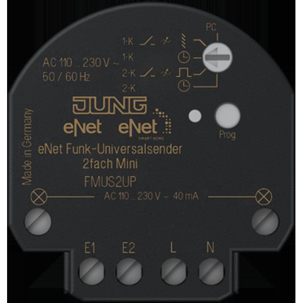 Transmitter eNet RF transmitter, 2-gang image 6