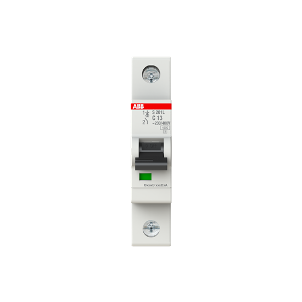 S201L-C13 Miniature Circuit Breaker - 1P - C - 13 A image 1