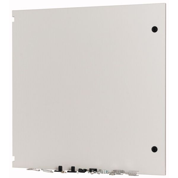 Section wide door, closed, HxW=800x800mm, IP55, grey image 1