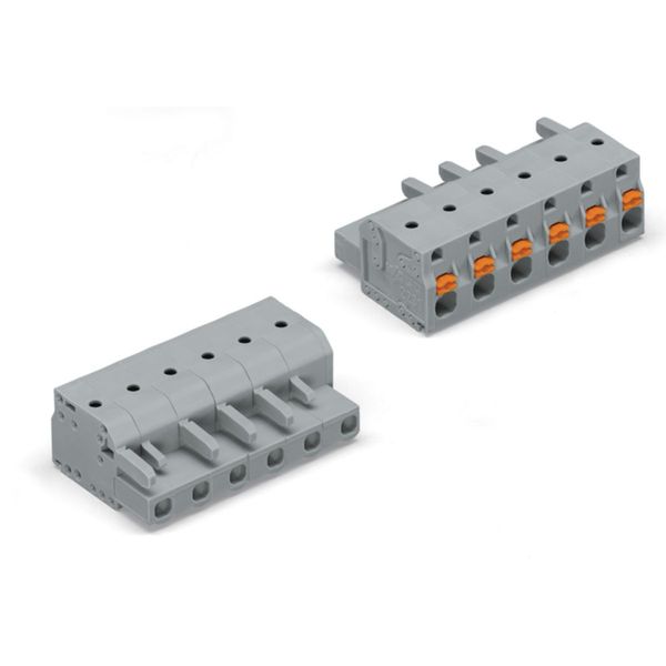 2231-205/026-000 1-conductor female connector; push-button; Push-in CAGE CLAMP® image 3