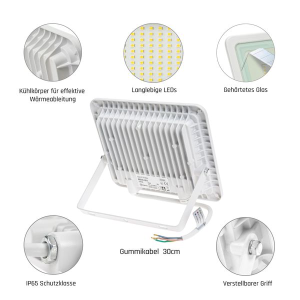 NOCTIS LUX 2 SMD 230V 50W IP65 NW white image 6
