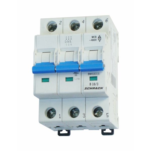 Miniature Circuit Breaker (MCB) B, 16A, 3-pole, 4.5kA image 1