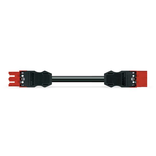 pre-assembled interconnecting cable Eca Socket/plug brown image 2