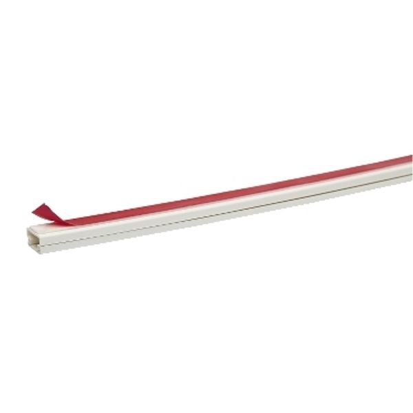 Ultra - mini trunking - 16 x 16 mm - PVC - white - 2 m image 2