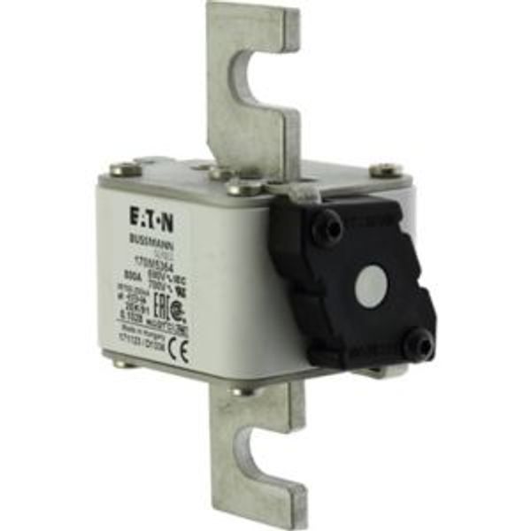 Fuse-link, high speed, 280 A, AC 1250 V, size 2, 61 x 75 x 77 mm, aR, IEC, UL, single indicator image 2