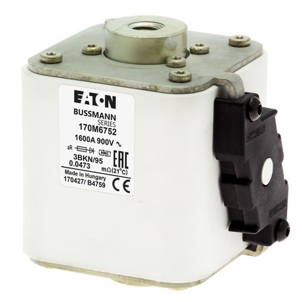 Fuse-link, high speed, 2000 A, AC 1250 V, 2 x size 3, 74 x 52 x 167 mm, aR, IEC, single indicator image 4