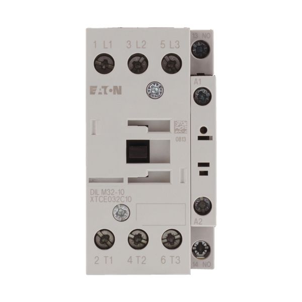 Contactor, 3 pole, 380 V 400 V 15 kW, 1 N/O, 230 V 50/60 Hz, AC operation, Screw terminals image 8