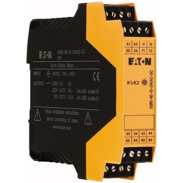 Contact expansion module, 24VDC/AC, 5 enabling paths image 4