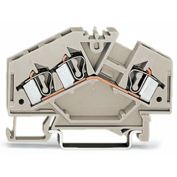 3-conductor through terminal block 4 mm² suitable for Ex e II applicat image 2