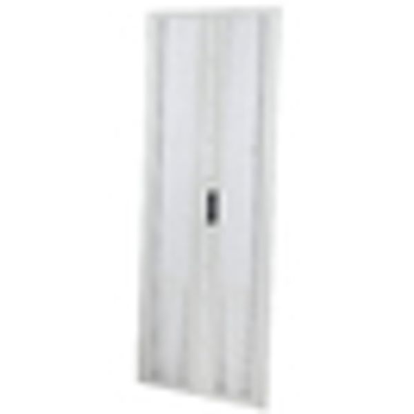 Double wing metal door perforated80% S-RACK 42U W800 RAL7035 image 2