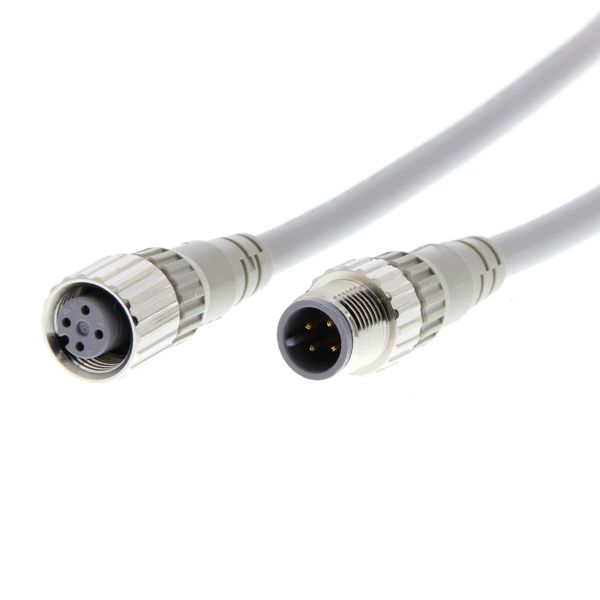 Cable with connectors on both cable ends, M12 straight socket (female) XS2W0101G image 1