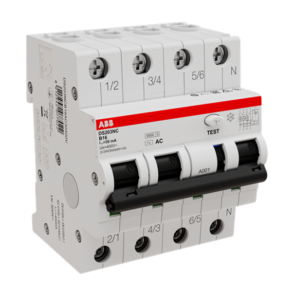 DS203NC B16 AC30 Residual Current Circuit Breaker with Overcurrent Protection image 4