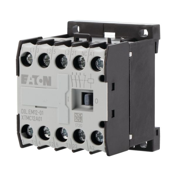 Contactor, 230 V 50 Hz, 240 V 60 Hz, 3 pole, 380 V 400 V, 5.5 kW, Contacts N/C = Normally closed= 1 NC, Screw terminals, AC operation image 6