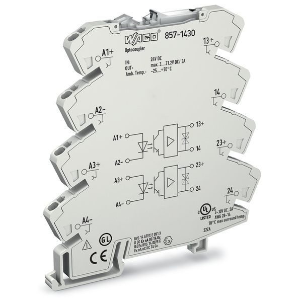 Optocoupler module 2-port Nominal input voltage: 24 VDC image 3