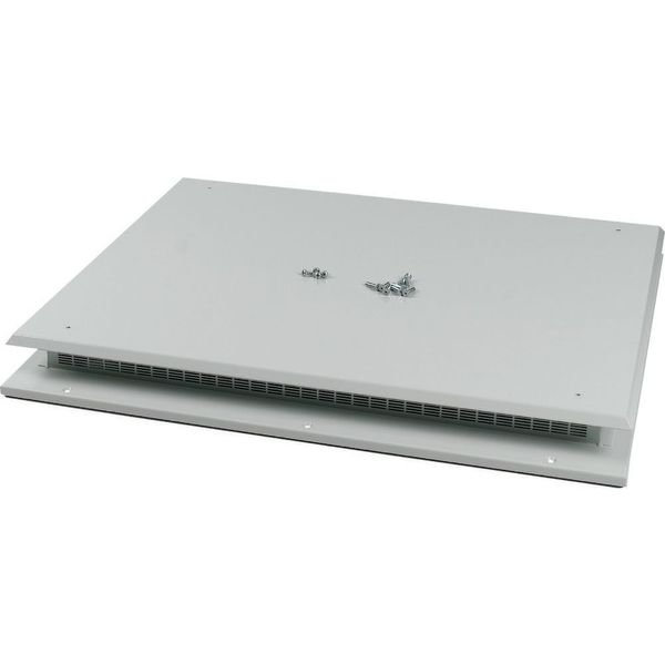 Top plate for OpenFrame, ventilated, W=1100mm, IP31, grey image 6